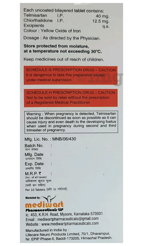 Telmiall-CT Tablet image