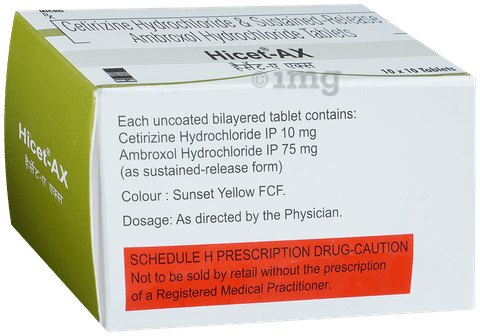 Hicet-AX Tablet SR