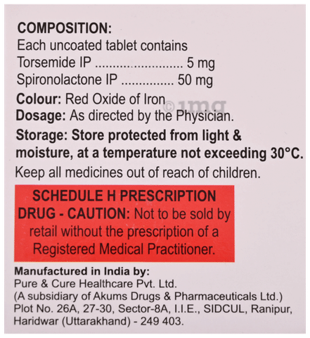 Aldactone T 5 Tablet image