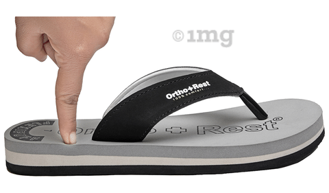 Anatomic Men Quality Slipper One Strip Wrap Comfort - Removable Insole -  Orhtopedic Custom Insert - Medical Casual