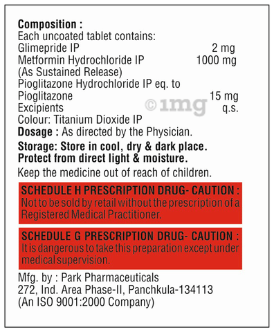 Synoglim MP2 Forte Tablet SR image