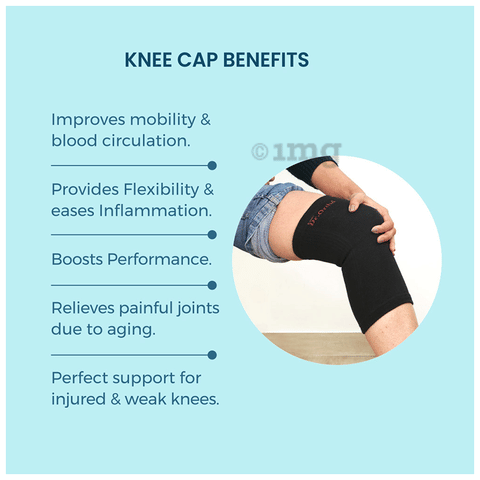 Dr Ortho Knee Cap Large Black image