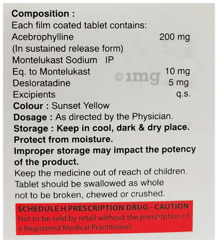 Asthagrip DM Tablet