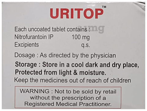 Uritop 100mg Tablet image