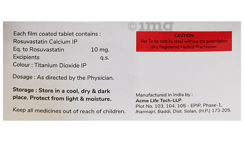 Acmerose 10 Tablet image