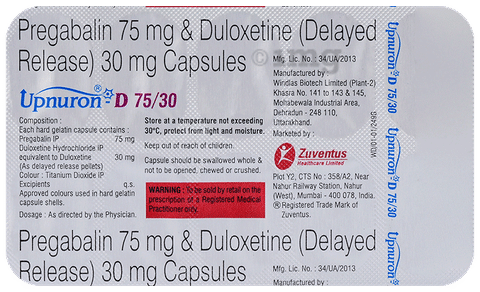 Upnuron-D 75/30 Capsule DR image