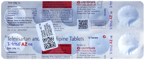 Telma-AZ 16 Tablet image