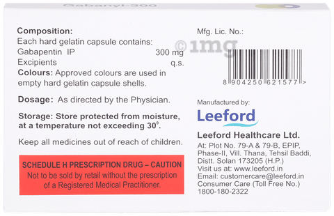 Gabanyl 300 Capsule image