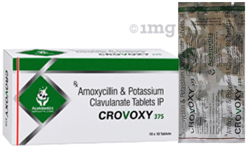 Crovoxy 375 Tablet image Crovoxy 375 Tablet image