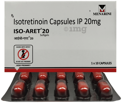 Iso Aret 20mg Capsule image Iso Aret 20mg Capsule image