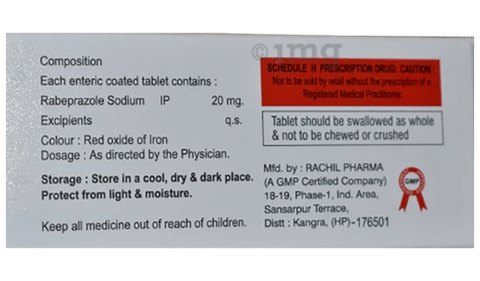 Rabchik 20 Tablet image