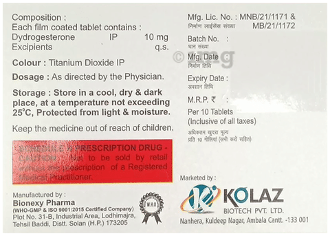 Dydrolaz 10 Tablet image Dydrolaz 10 Tablet image