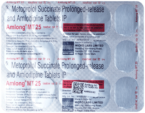 Amlong MT 25 Tablet PR image