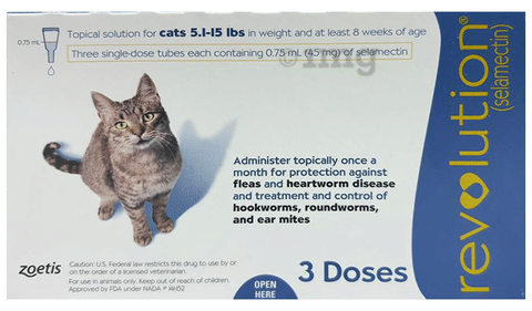 Revolution (Selamectin) Topical Solution for Cats (2ml Each) image