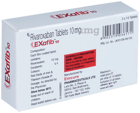 Exafib 10 Tablet image