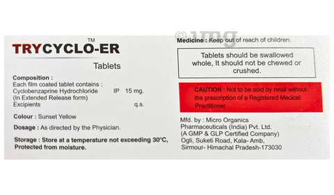 Trycyclo-ER Tablet image Trycyclo-ER Tablet image