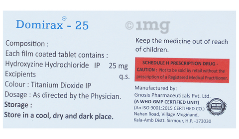 Domirax 25 Tablet image Domirax 25 Tablet image