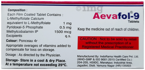 Aevafol 9 Tablet image Aevafol 9 Tablet image