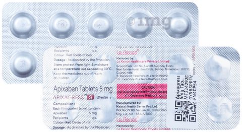 Apixagress 5mg Tablet image