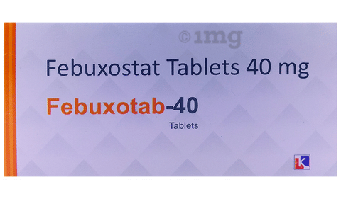 Febuxotab 40 Tablet image Febuxotab 40 Tablet image