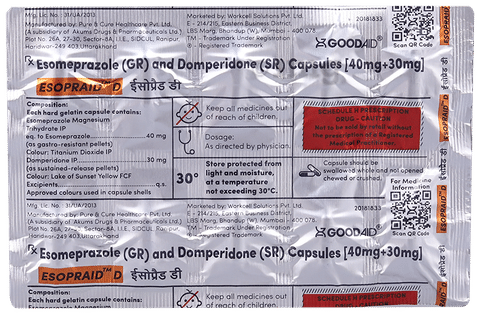 Esopraid D Capsule SR