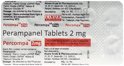 Percompa 2mg Tablet image