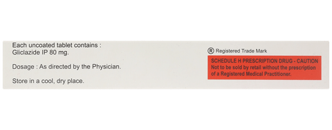 Diabend 80mg Tablet image