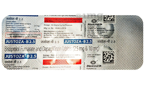 Justoza-B 2.5 Tablet image Justoza-B 2.5 Tablet image