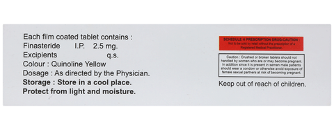Finabald 2.5mg Tablet image