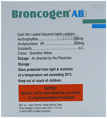 Broncogen AB Tablet image Broncogen AB Tablet image