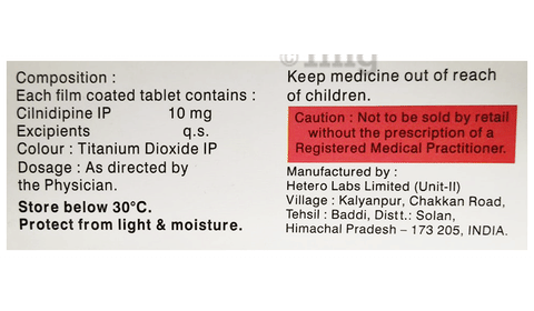 Dilnip 10 Tablet image