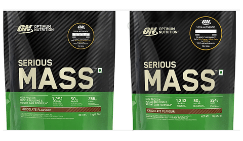 Optimum nutrition Serious Mass Muscle Gainer Peanut -, Clear