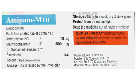 Amipam-M10 Tablet SR image
