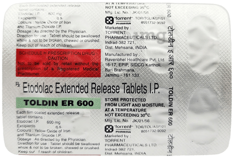 Toldin ER 600 Tablet image