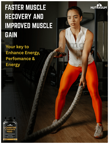 Nutrasium L-Carnitine L-Tartrate 1000 mg Tablets For Support workout & Muscle Recovery: Buy bottle of 60.0 tablets at best price in India | 1mg Nutrasium L-Carnitine L-Tartrate 1000 mg Tablets For Support workout & Muscle Recovery: Buy bottle of 60.0 tablets at best price in India | 1mg