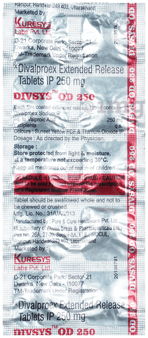 Divsys OD 250mg Tablet ER image