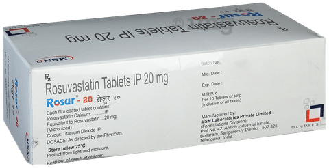 Rosur 20 Tablet image