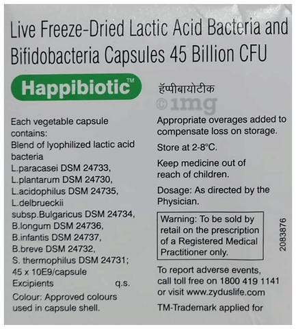 Happibiotic 45mg Capsule image Happibiotic 45mg Capsule image