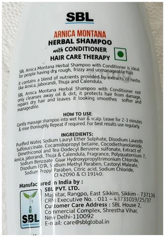 SBL Arnica Montana Herbal Shampoo With Conditioner: Buy bottle of