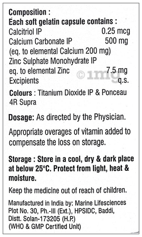 Calcicell D3 Softgel Capsule