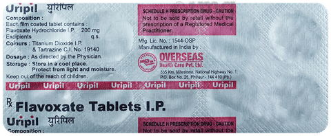 Uripil 200mg Tablet image Uripil 200mg Tablet image