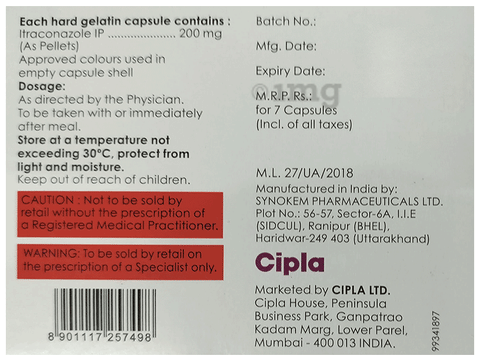 Itranox 200 Capsule image