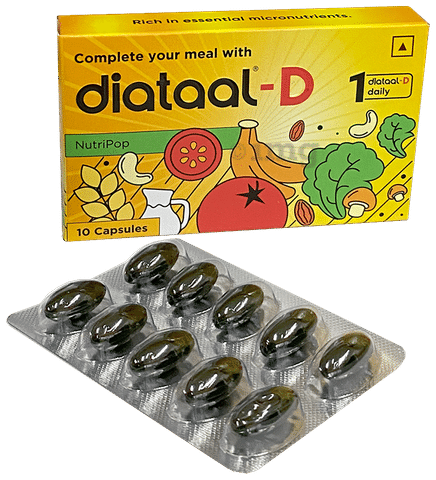 Diataal D NutriPop Capsule Buy strip of 10.0 capsules at best
