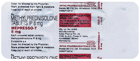 Mepresso T 8mg Tablet image