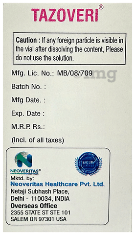 Tazoveri 2.25gm Injection