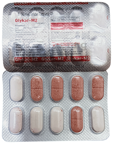 Glykar-M 2 Tablet PR image Glykar-M 2 Tablet PR image