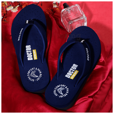 Womens clearance navy slippers
