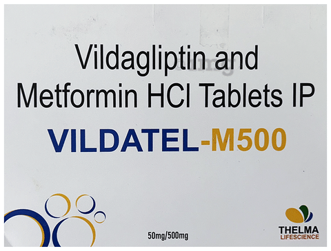 Vildatel-M 500 Tablet 1