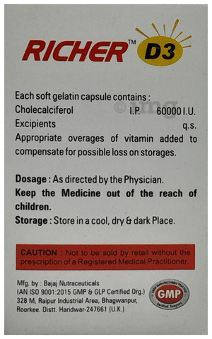 Richer-D3 Softgel Capsule image