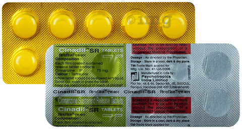 Cinadil 75mg Tablet SR image